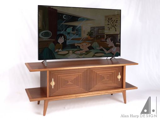Custom Made Mid Century Inspired Tv Stand - Console