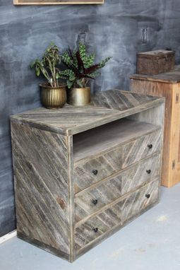 Custom Made Rustic Reclaimed & Sustainably Harvested Wood Dresser Console