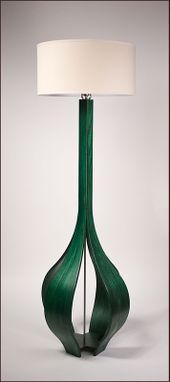 Custom Made The Allium Floor Lamp In Green