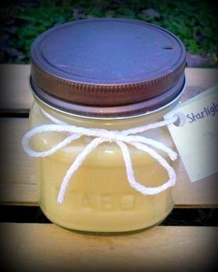 Custom Made 8oz Soy Candles In Mason Jars