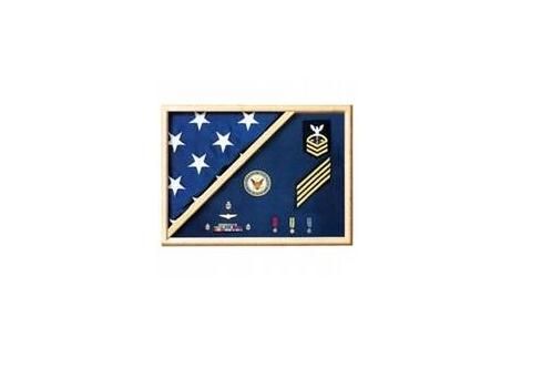 Custom Made Military Flag Case, Military Certificate Flag Box