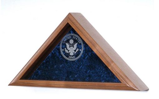 Custom Made Veteran Flag Display Case- Large Flag For 5ft X 9 Ft Flag