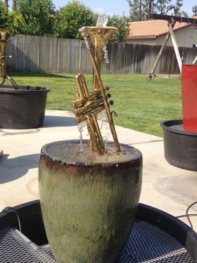 Custom Made Trumpet In Moss Green Fountain