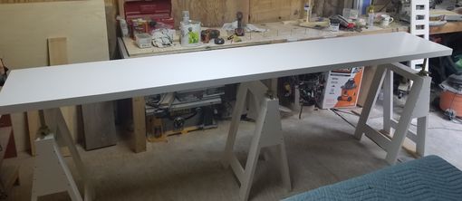 Custom Made Adjustable Sawhorse Table