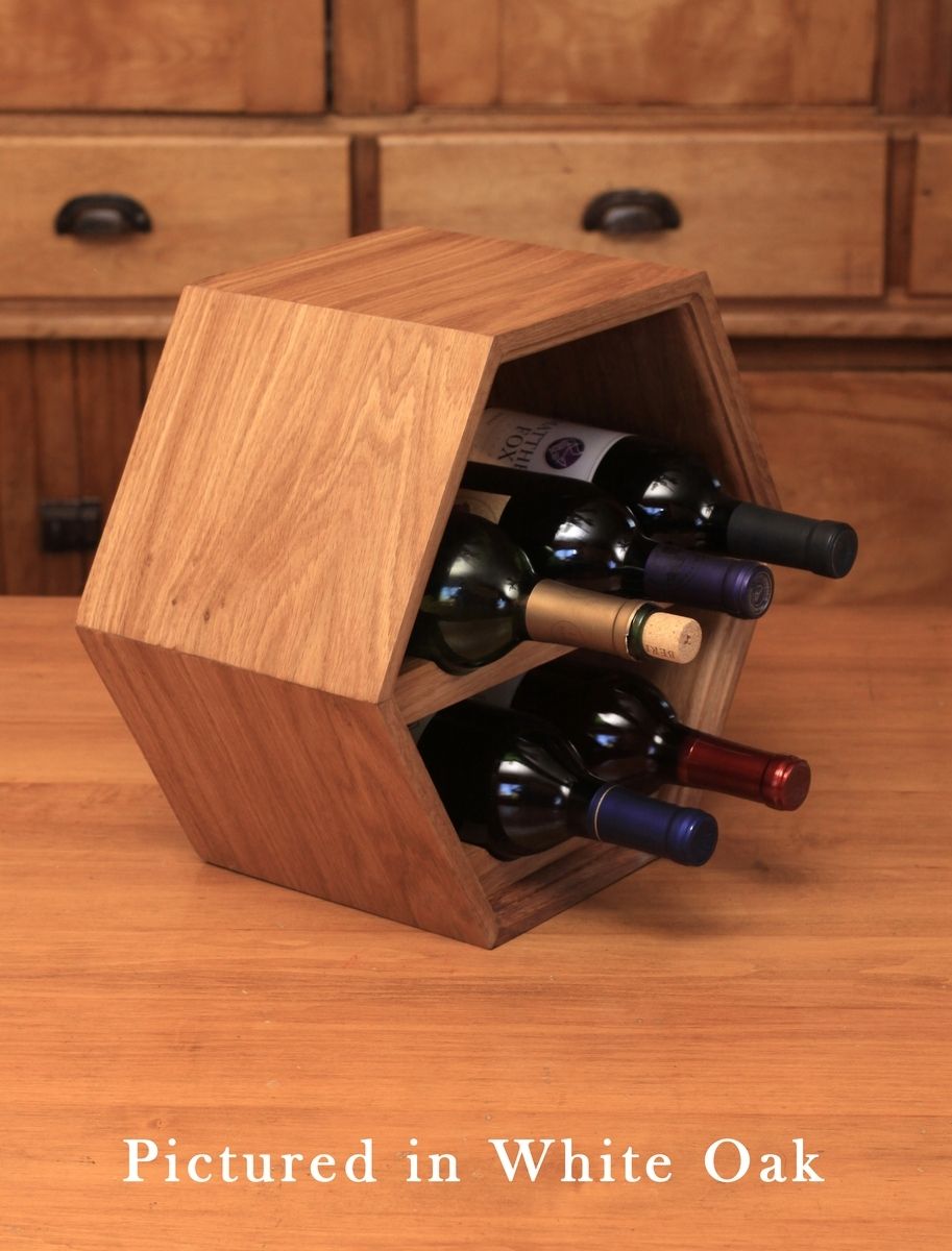 Custom Modern Wine Storage Hexagon Wine Racks by HaaseHandcraft
