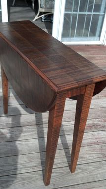 Custom Made Rustic Cherry Swing Leg Table