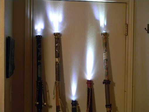 Custom Made Collection Of Lighted Staves