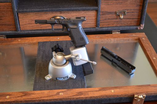 Custom Made Steamer Trunk Gunsmith Workstation