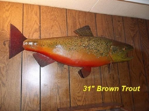 Custom Made 30" Brown Trout Replica
