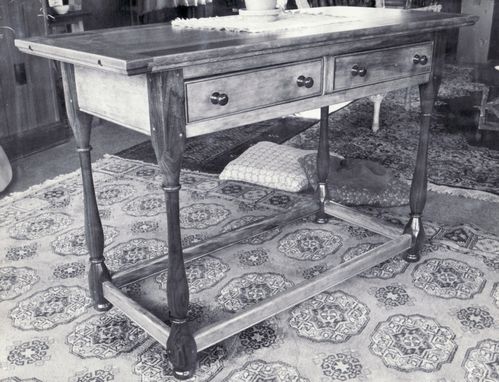 Custom Made Julies Pine & Walnut Tavern Table