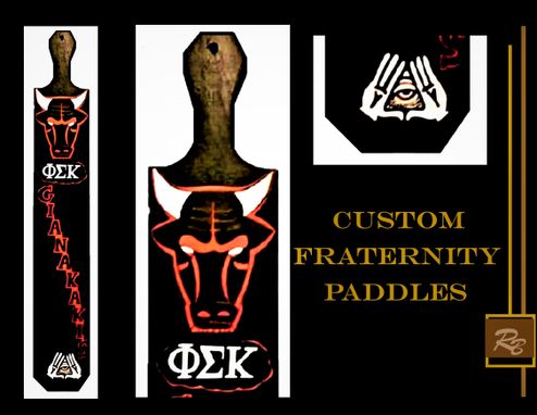 Custom Made Fraternity Paddle, Big Brother Gift,Custom Paddles, Frat Paddles,Unique Fraterity Paddles,