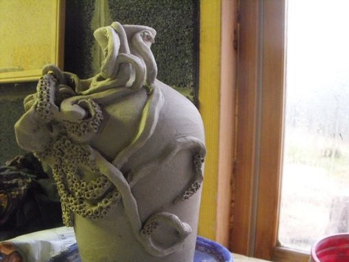 Custom Made Sculpted Mermaid, Octopus, & Angel Jug