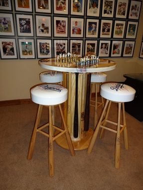 Custom Made Ultimate Baseball Man Cave Table