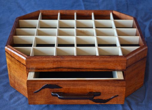 Custom Made Jewelry/Keepsake Box With Butterfly Marquetry Inlay