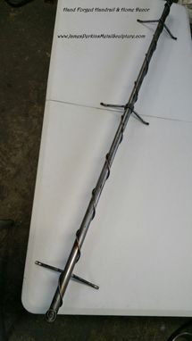 Custom Made Hand Forged Handrails, Railing And Gates