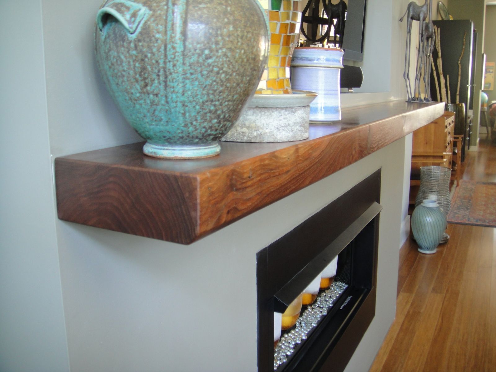 Handmade Mantel Shelf by Green River Woods, Inc.