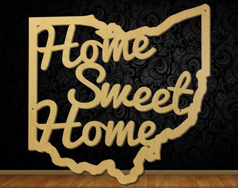 Custom Made Home Sweet Home State Signs