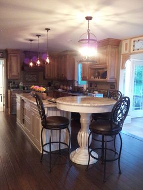 Custom Made Table To Hold Granite