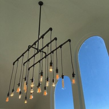 Custom Made 20 Light Industrial Chandelier