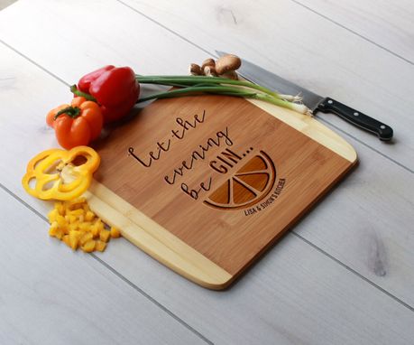 Custom Made Personalized Cutting Board, Engraved Cutting Board, Custom Wedding Gift – Cb-Bam-Begin