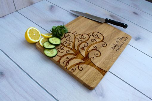 Custom Made Personalized Cutting Board, Engraved Cutting Board, Custom Wedding Gift – Cb-Wo-Andy Pam