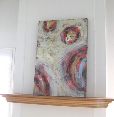 Custom Made Pastel Abstract Painting Expressionist Original Art Canvas