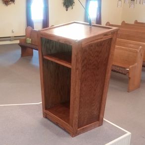 Hand Crafted Church Pulpit And Alter Rails by Starkwood Designs ...