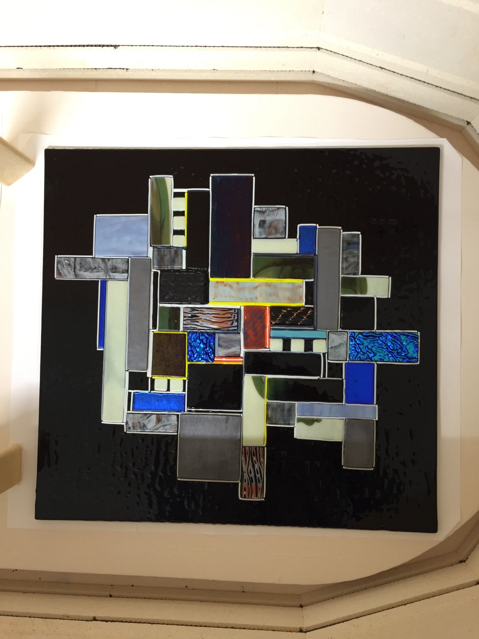 Buy Handmade Abstract Wall Art, made to order from Glass By Helen