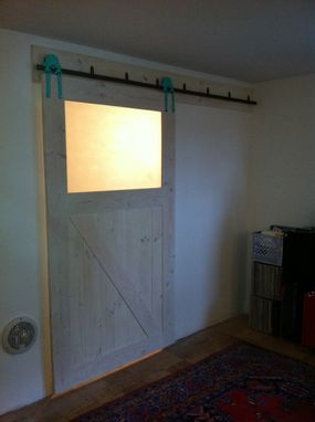Custom Made Sliding Pine Barn Door