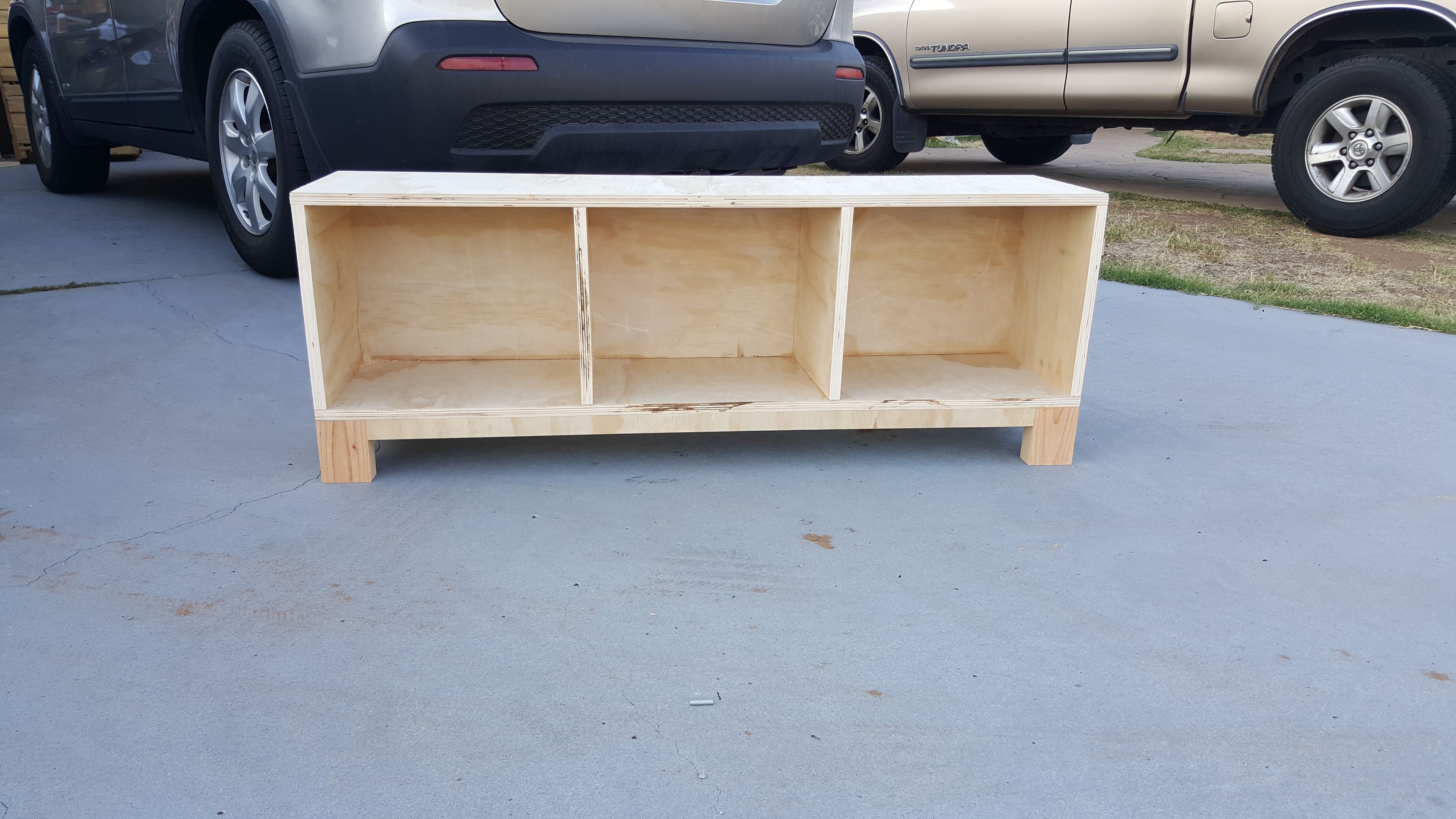 Hand Crafted Custom Bench With Storage by DEGS Corner