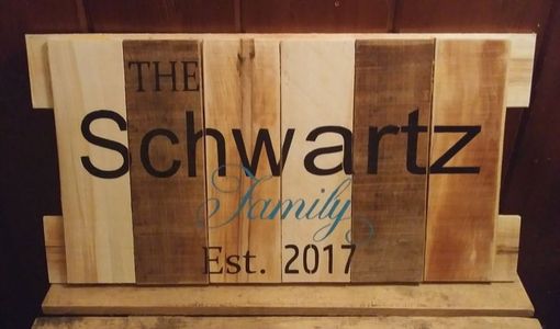 Custom Made 15x40 Personalized Wood Sign, Made To Order