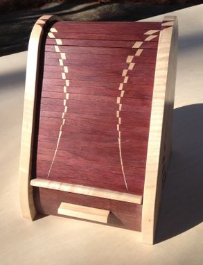 Custom Made Tambour Topped Jewelry Box