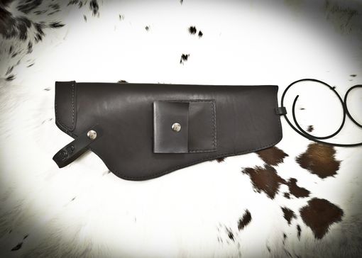 Custom Made Leather Holster For Ordnance Technology Ssp-86 With Scope