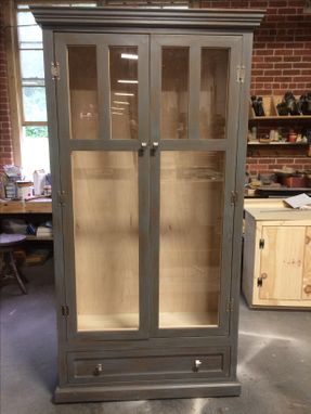Custom Made Display Cabinet, Custom Built Dining Room Cabinet, Kitchen Hutch, China Cabinet, Collector's Cabinet