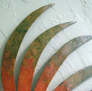 Custom Made Handmade Upcycled Metal Rooster Wall Art Sculpture