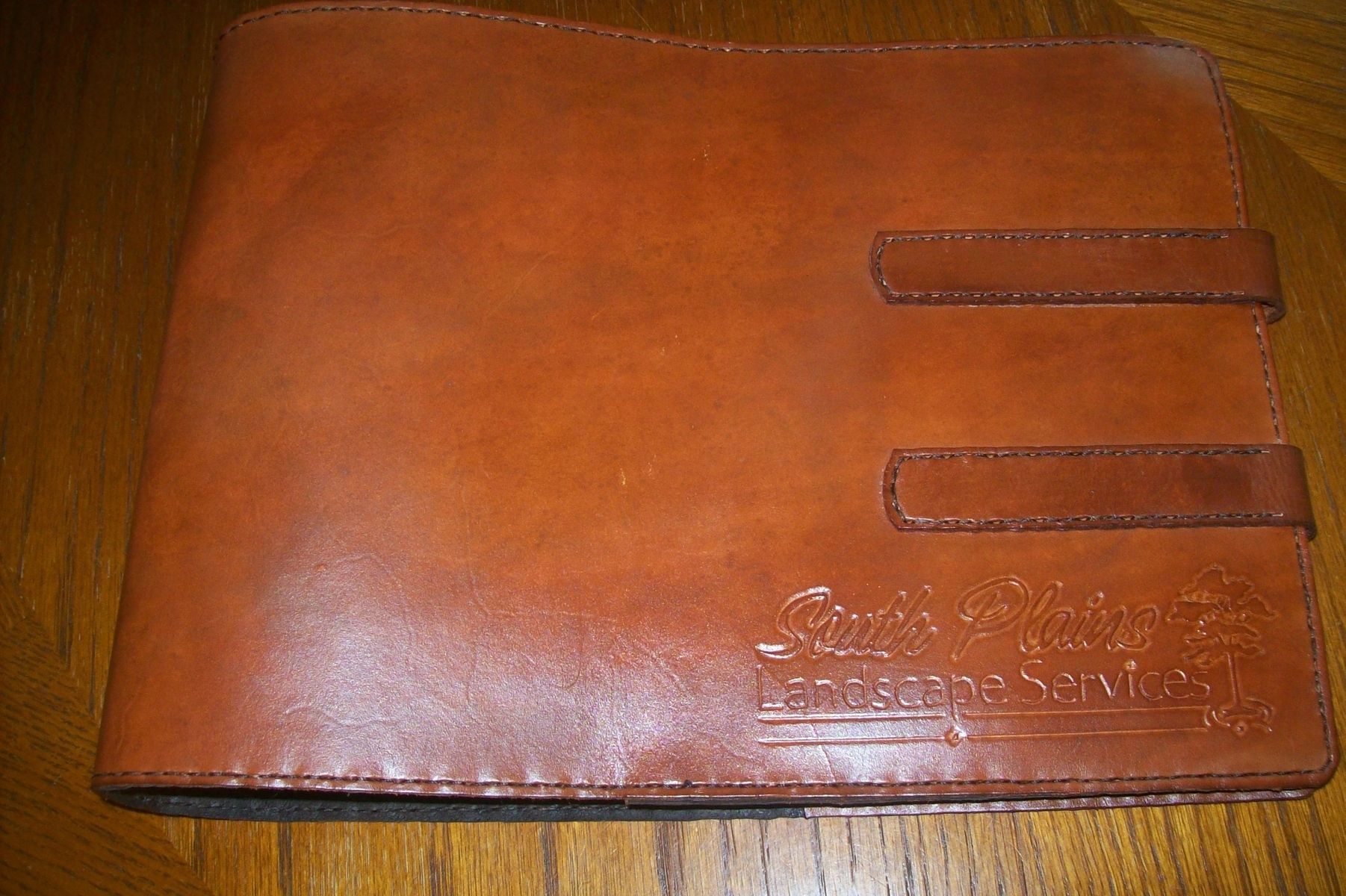 Buy Hand Crafted Custom Leather Business Checkbook Cover, made to order