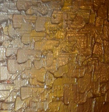 Custom Made Abstract Gold Silver Painting Sale 22% Off