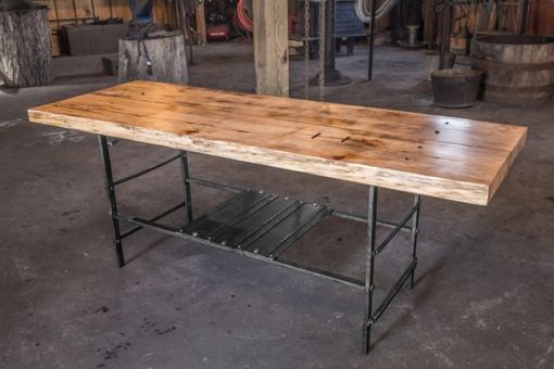 Custom Made Rustic Beam Table