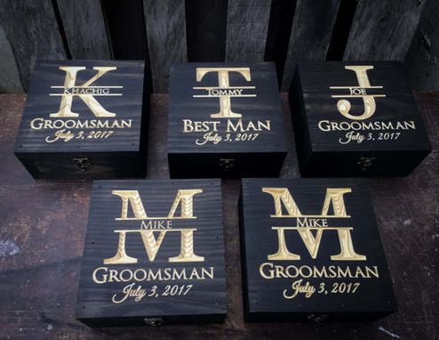 Custom Made Groomsmen Gift Set 5 - 13 Gift Boxes