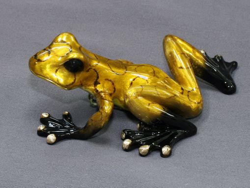 Custom Made Wonderful Bronze Frog Figurine Statue Sculpture Amphibian Limited Edition Signed Numbered