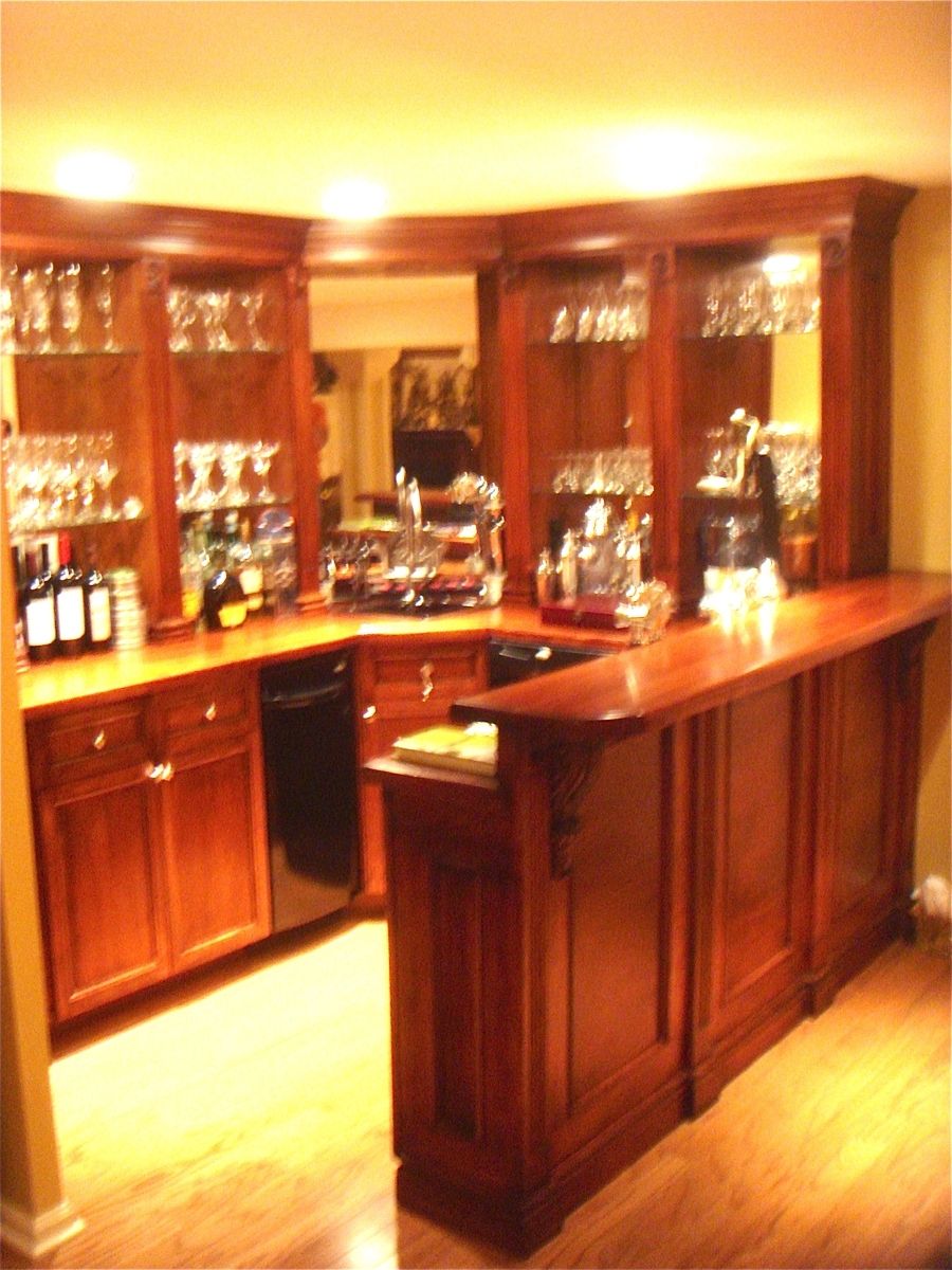 Hand Made Custom Home Bar by Summit Homecrafters C.O