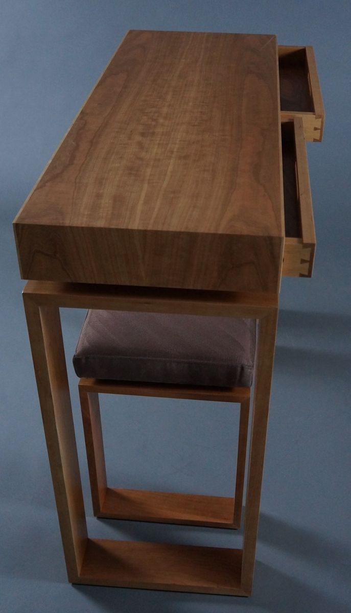 Handmade Console Table & Bench by Gerspach Handcrafted Woodworks Llc