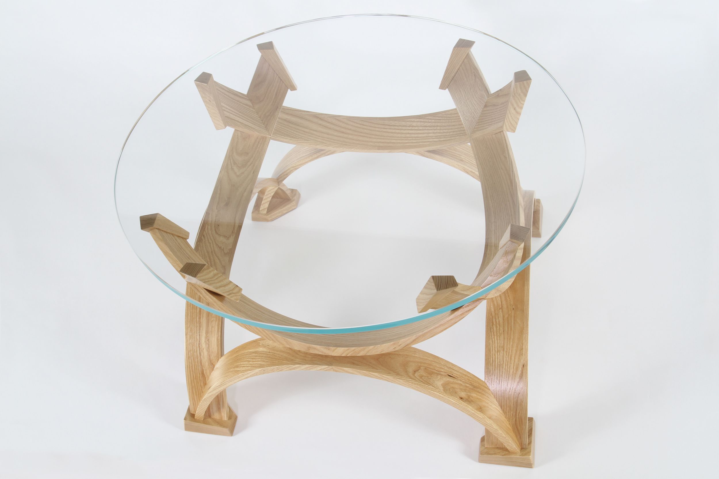 Buy Custom Bent Wood Coffee Table, made to order from Geometric