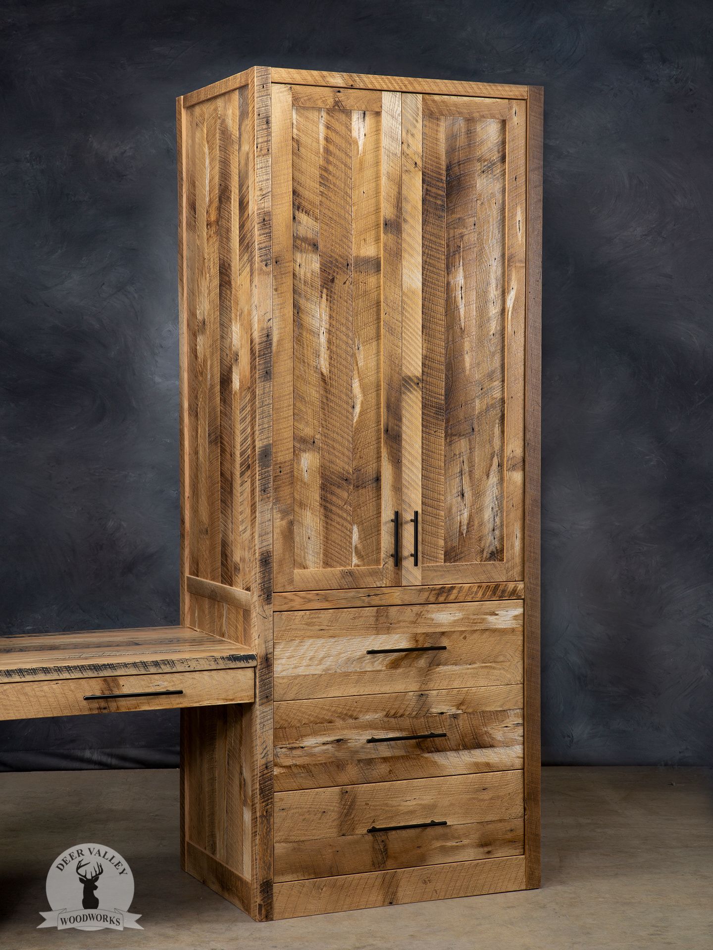Buy Hand Crafted Barnwood Wardrobe Reclaimed Wood Armoire