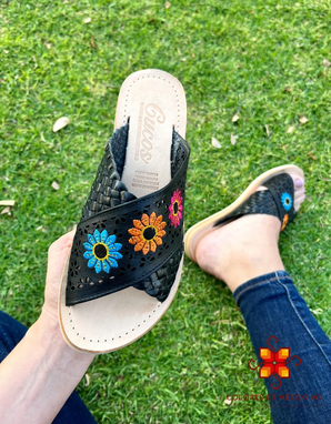 Custom Made Mexican Sandals - Leather Mexican Shoes - Mexican Style - Leather Sandals For Women