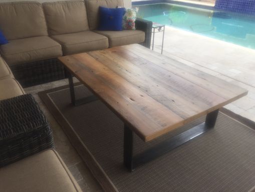 Custom Made Outdoor Reclaimed Patio Table