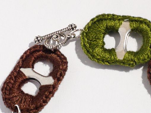 Custom Made Crocheted Pop Tab Bracelets