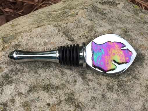 Custom Made Design Your Own State Wine Stopper