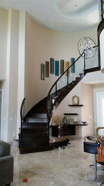 Custom Made Custom Fused Glass Wall Panels