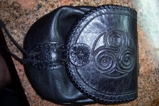 Custom Made Black Belt Bag Or Sporran Bag